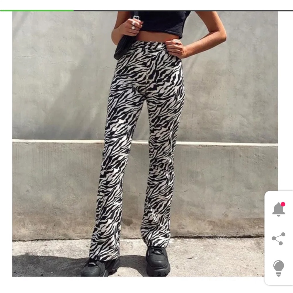 Zebra Print Pants